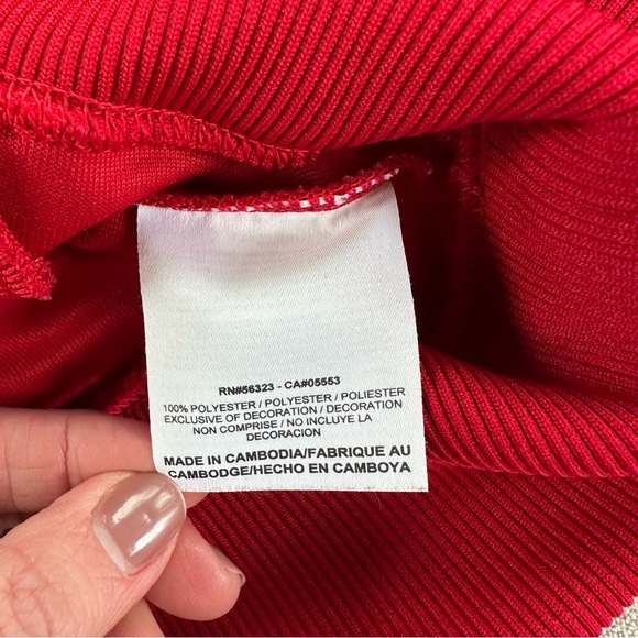 Nike Athletic Dept Warm Up Jacket. Red/White/Blue. Medium. - Picture 6 of 9